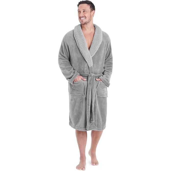 Robe de chambre homme avec 2025 capuche