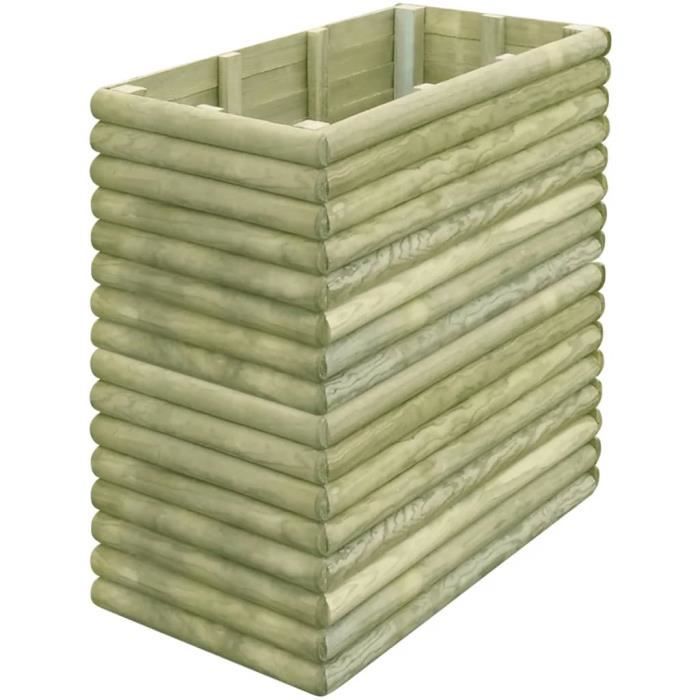 vidaXL 2X Bois de Pin Imprégné Serres Lit Surélevé Jardinière de Légumes Plantes Fleurs Jardin Arrière-Cour Extérieur 200x50x35 cm vidaXL 2X Bois de Pin Imprégné Serres Lit Surélevé Jardinière de Légumes Plantes Fleurs Jardin Arrière-Cour Extérieur 200x50x35 cm