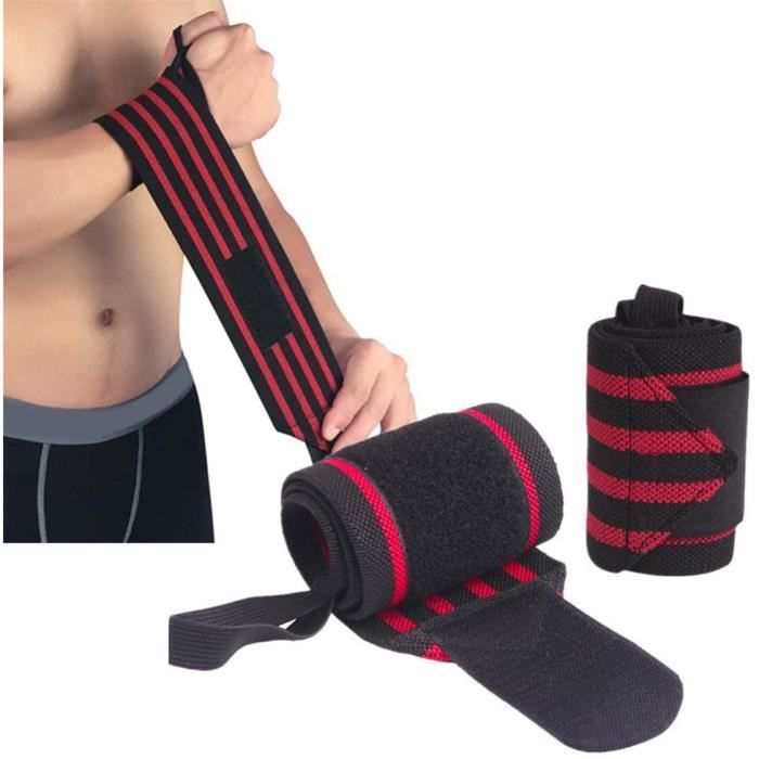2pcs protège-poignets avec bande de force réglable, bandage serre poignet  dans musculation gymnastique fitness crossfit sport body - Achat / Vente  PROTEGE-POIGNET - Cdiscount