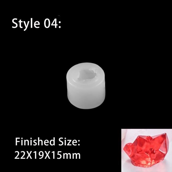 TEBI Moule En Silicone En Forme De Grappe De Cristaux En Résine époxy Pour La Maison Ou Le Jardin