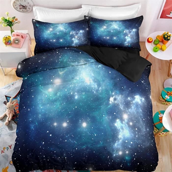 Rapport Ciel Arc en Ciel Housse de Couette et Taie d'oreiller Simple