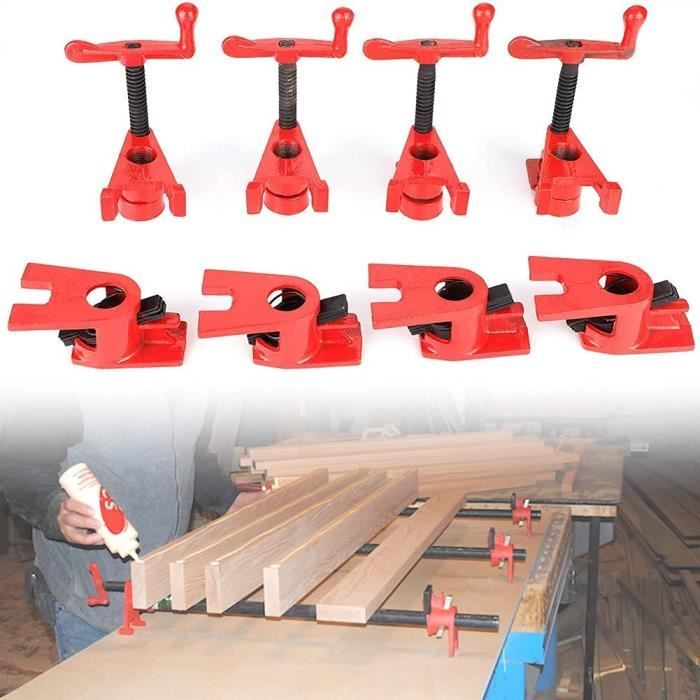Étau D'établi En Alliage D'aluminium - Petite Mâchoire Plate Multi-angle - Serrage 0-120 Mm, Largeur Mâchoire 85 Mm - Pour Travail Du Bois, Meulage, Perçage