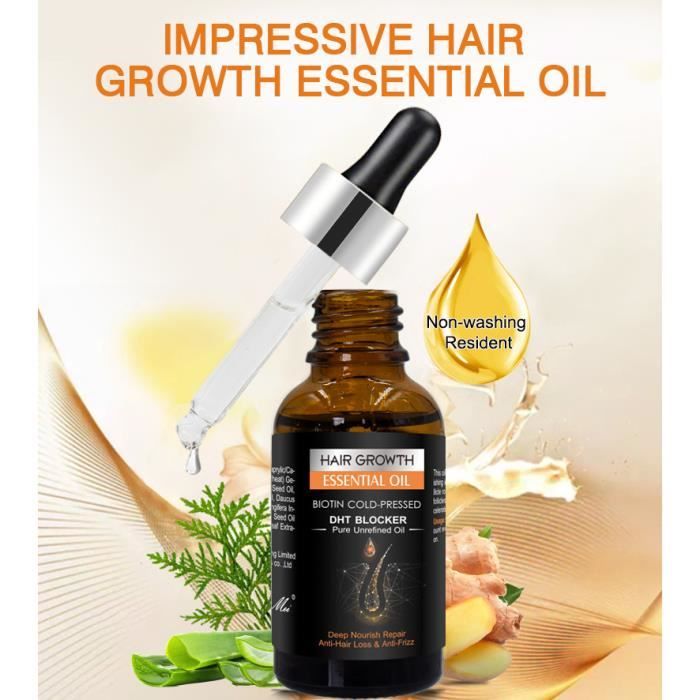Huile essentielle 30ml - Huile Essentielle De Croissance Des Cheveux