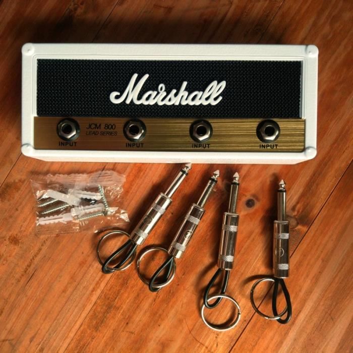 Patère,Boîte à clés Marshall JCM800 Standard Jack II Rack 2.0, rangement  mural pour clefs style amplificateur vintage, - Type White - Cdiscount  Maison