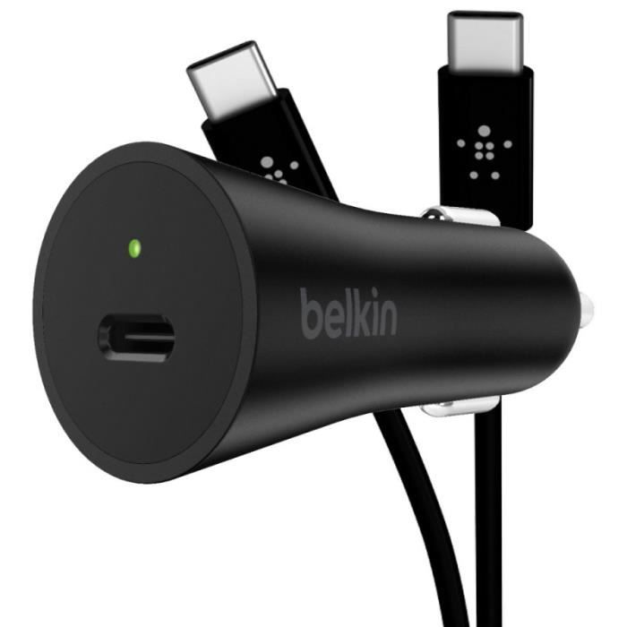 Chargeur de voiture USB-C de Belkin