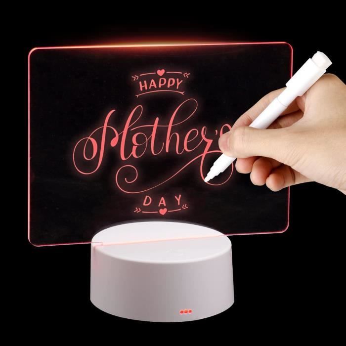 Enfants acrylique veilleuse LED tactile dynamique coloré chambre Enfants acrylique veilleuse LED tactile dynamique coloré chambre