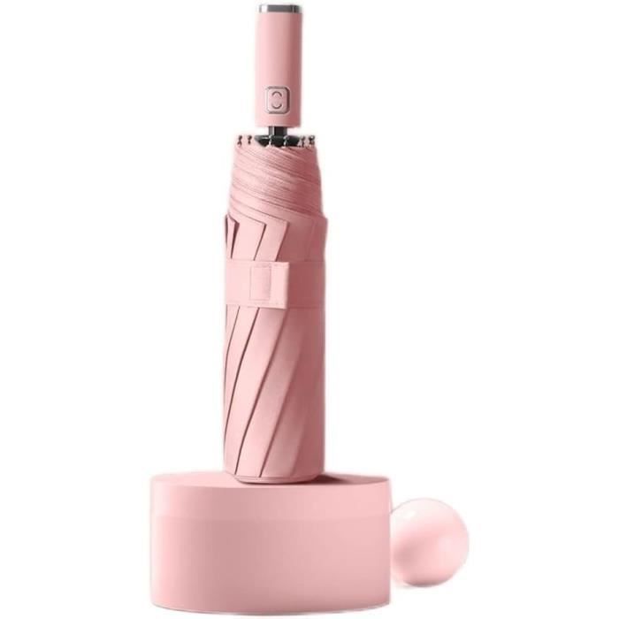 Mini Parapluie Pliant Compact - Taille Poche 18Cm, Résistant Au Vent