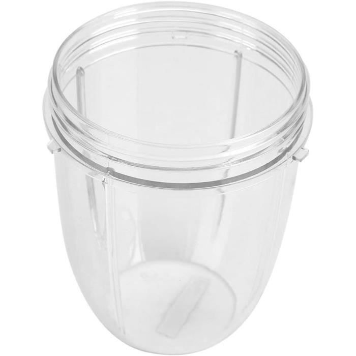 Gobelet Remplacement NutriBullet 900W - 18/24/32 Oz, Sans BPA, Transparent - Compatible Extracteur, Smoothie