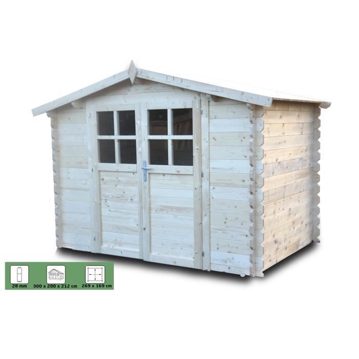 Chalet Jardin Abri De Jardin Bois 3x2m 28mm 6m Achat Vente