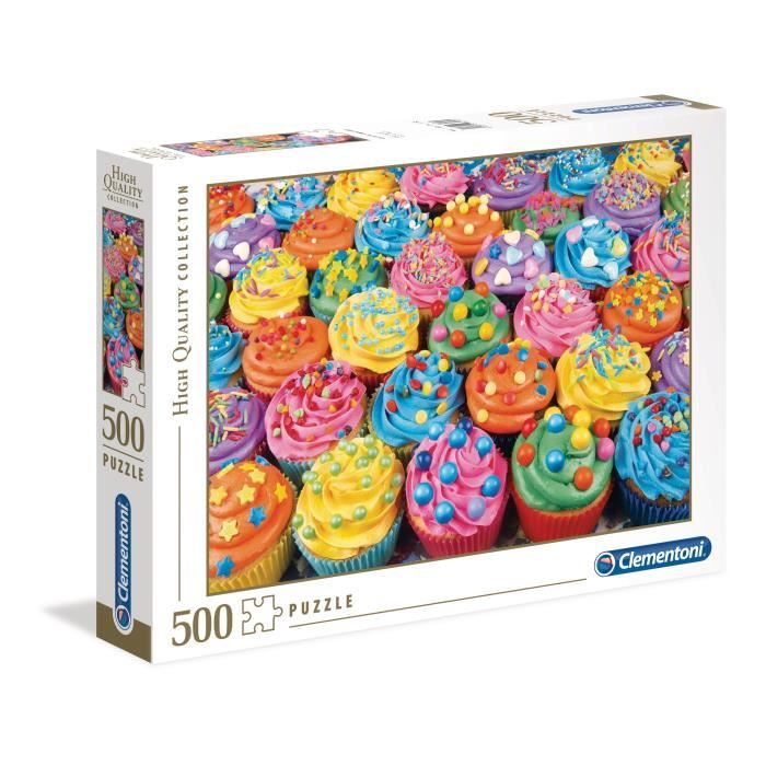Clementoni - Puzzle 500 pièces - Old Toy Shop - Collection Classique Noël - 49 x 36 cm - De 12 ans à Adulte - 81496