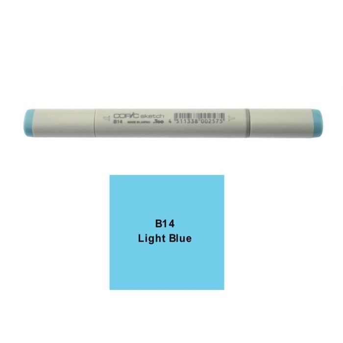 Marqueur - COPIC - Sketch - B14 Bleu clair - Indélébile - Professionnel ...