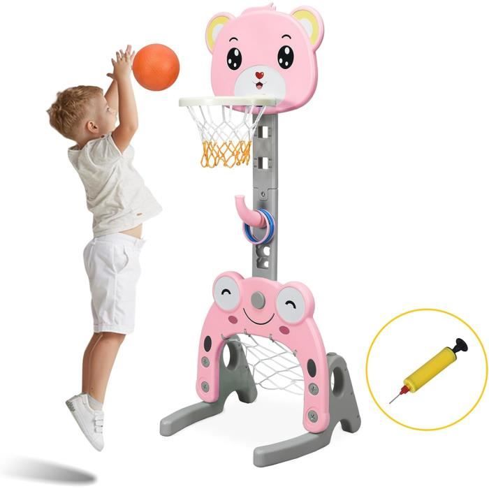 Jouet pour enfant - Jeu de tir au basket - Avec cadre compté - Rose -  Taille unique : : Animalerie