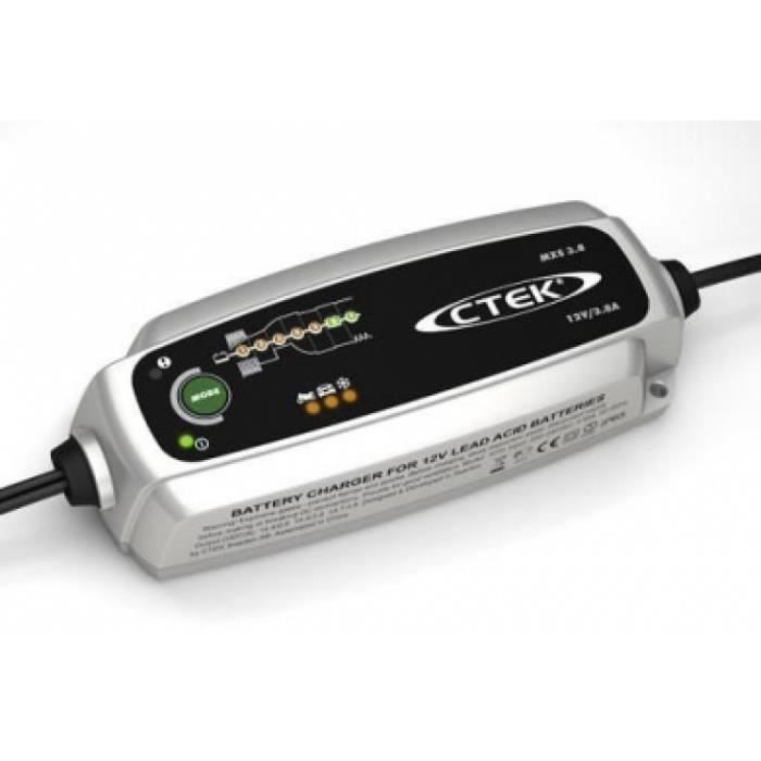 Chargeur batterie moto CTEK MXS 3.8 12V 3.8A