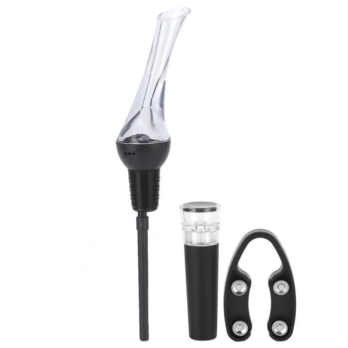 Aérateur à Vin Avec Carafe Filtrante Et Bouchon Sous Vide - Camvie Rouge