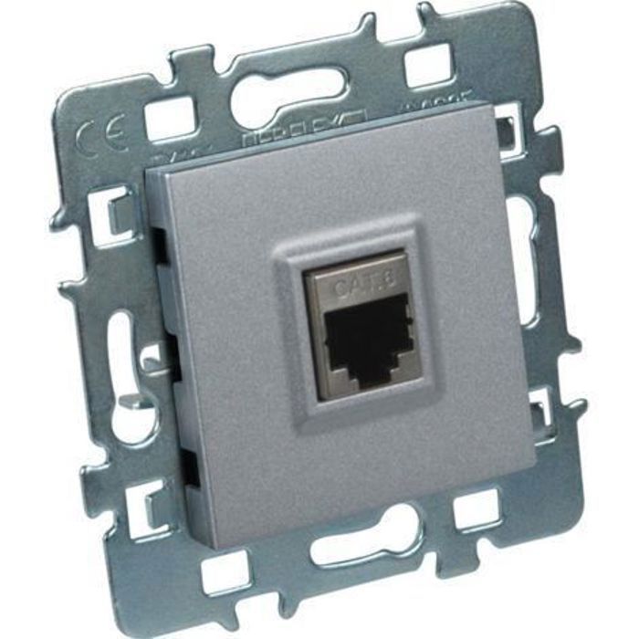 CASUAL Mécanisme RJ45 + cache Alu + support métal - Cdiscount Bricolage