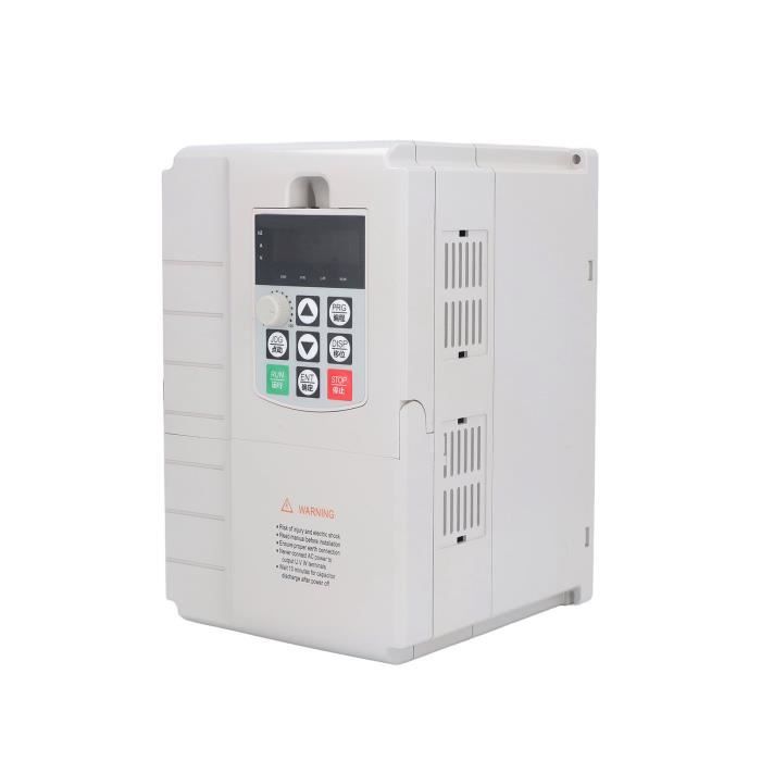 Convertisseur Fréquence 220V 1 Phase Vers 380V 3 Phases 11kW – Variateur Vitesse Réglable Puissant