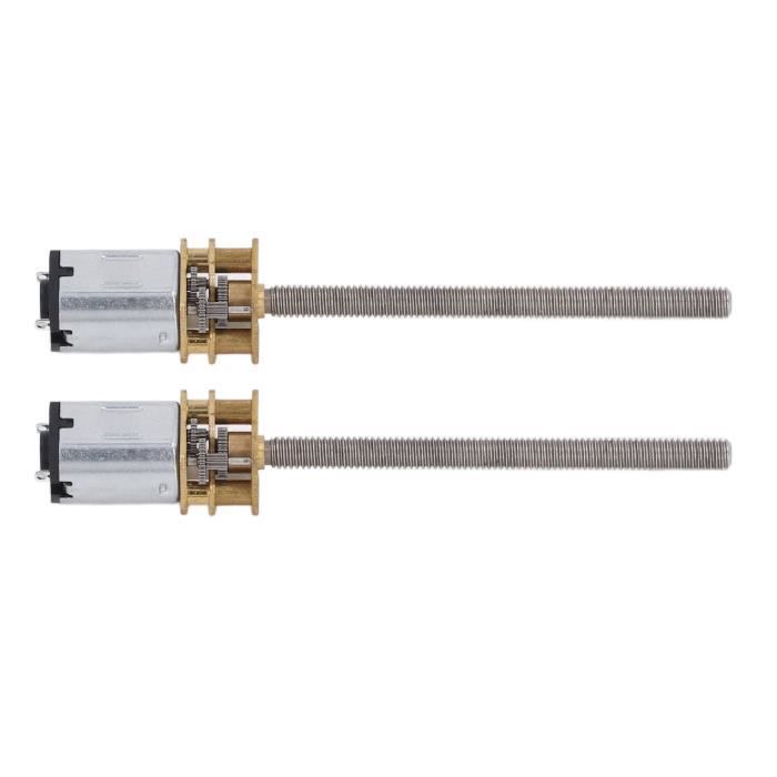 Moteur Réducteur CC 6V - Engrenages Métal 30-500 RPM - Arbre M3*55mm - Pour Projets DIY Et Robotique