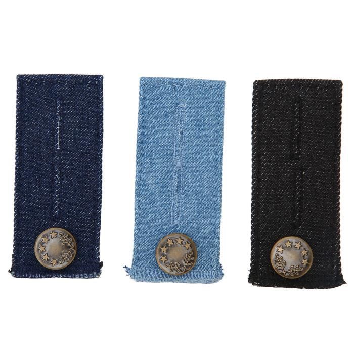 Ceinture Grossesse Femme Enceinte Rallonge Bouton Pantalon Kit 6 Extenseurs De Taille Pour Pantalons Huybaa - Élastique Ajustable Homme/Femme Serre Taille Pantalon Pantalon De Grossesse