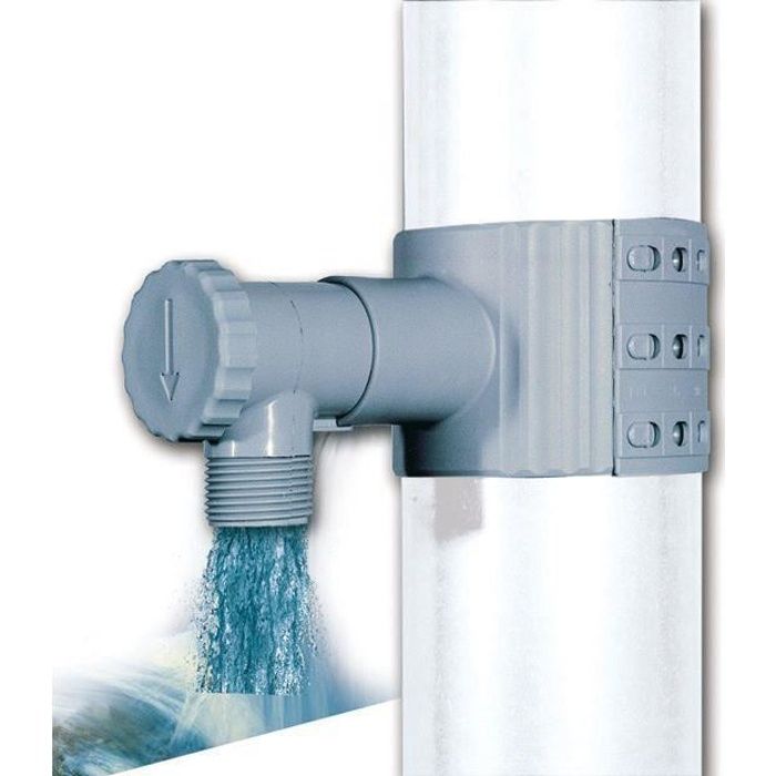 Récupérateur / Collecteur d'eau de pluie Gris + sc