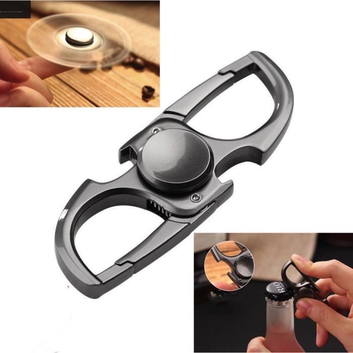 Porte-clés Designer Wsnbwye Karambit Spinner pour Adultes et Enfants, Cadeau Log