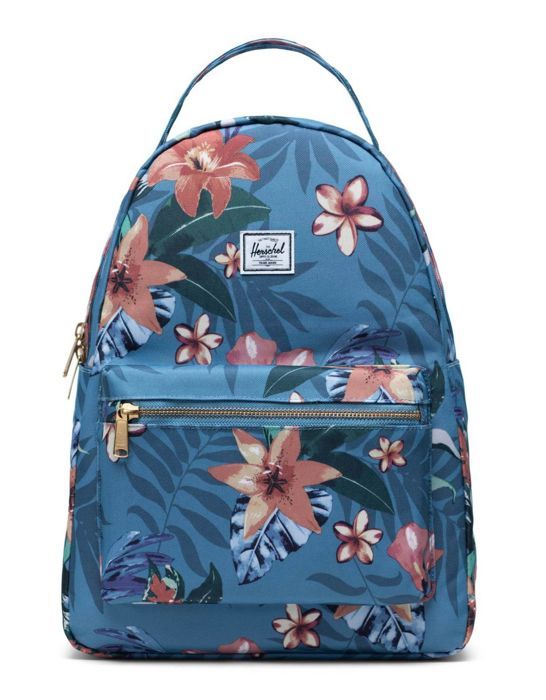Herschel Nova Mid Volume Backpack Summer Floral Heaven Blue 96299