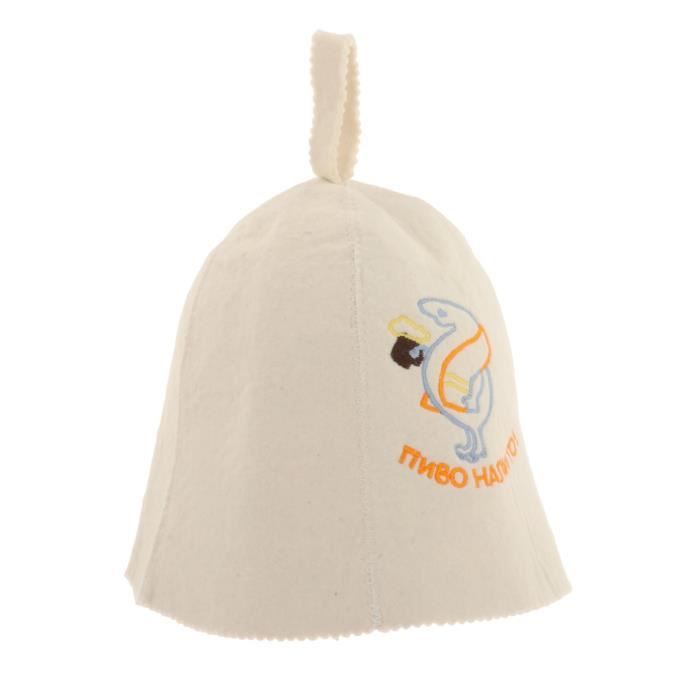 Chapeau De Sauna En Feutre De Laine Bio - 'Boss Maroc