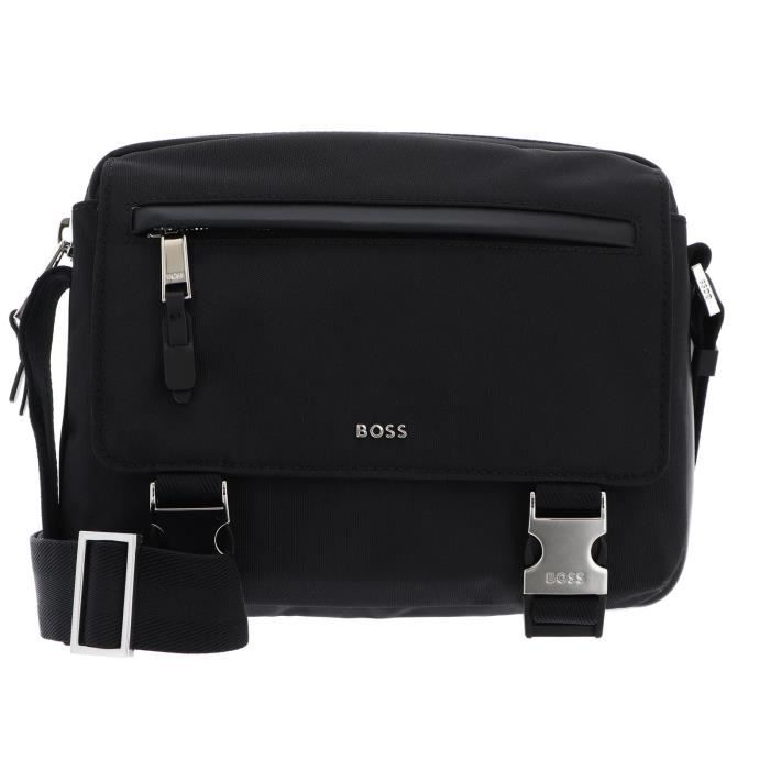 BOSS Highway N Mini Messenger Bag Black 264211 sac a epaule bandouliere sacoche noir Cdiscount Bagagerie Maroquinerie