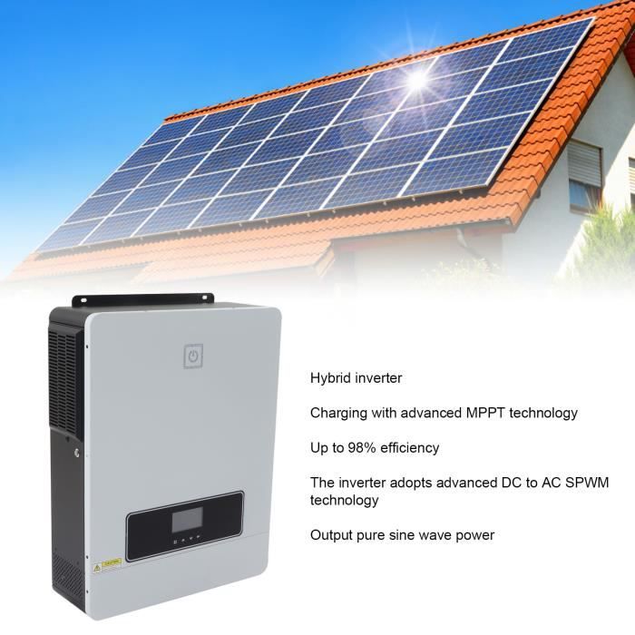 Onduleur Solaire Hybride Marche/arrêt 4 KW 6 KW Avec 6 Fonctions Parallèles Fabricant