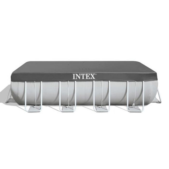 bache de protection tubulaire rectangulaire intex 9 75 x 4 88 m cdiscount jardin