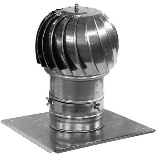 Norme filature cheminée capot aluminium spinner ventilation de courant descendant 130mm 