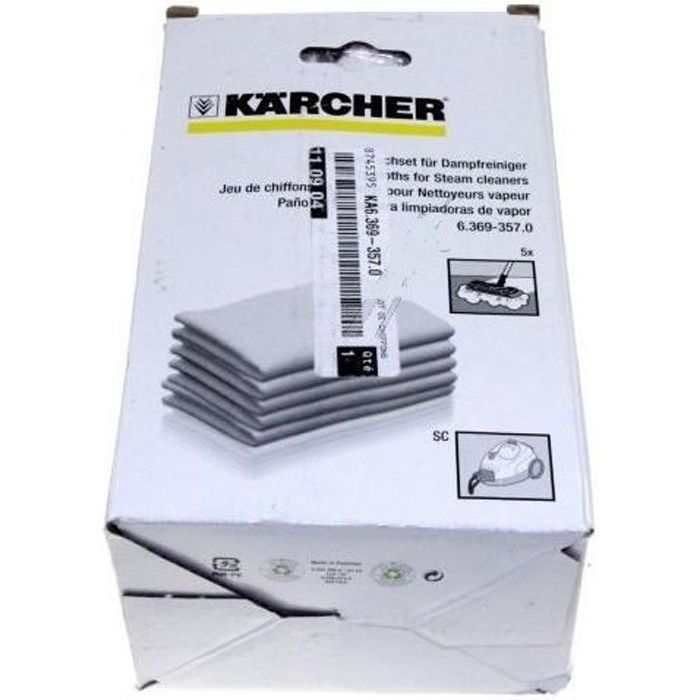 Kärcher Chiffons pour SC 11221402 - vue 4