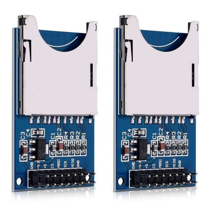 Kwmobile Lot 2x module carte SD - Lecteur carte mémoire - Compatible ...