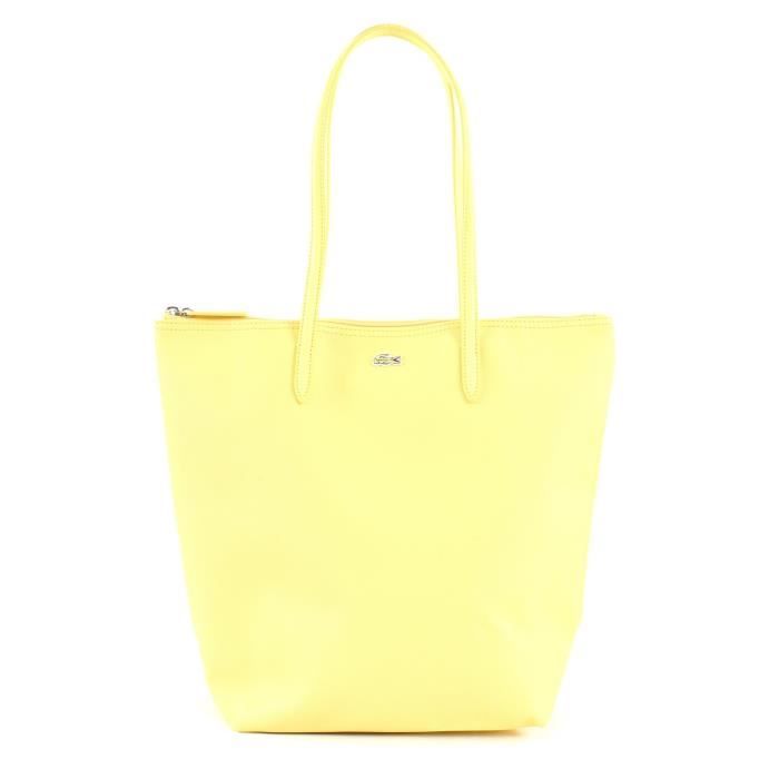LACOSTE L.12.12 Concept Vertical Shopping Bag Pale Banana 64368