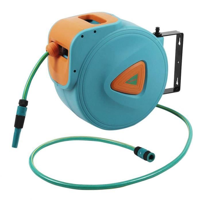 Enrouleur De Tuyau D'arrosage Extérieur Bietor Enrouleur De Tuyau D'arrosage Rétractable, 45 + 2 M Meilleur Enrouleur De Tuyau D'arrosage