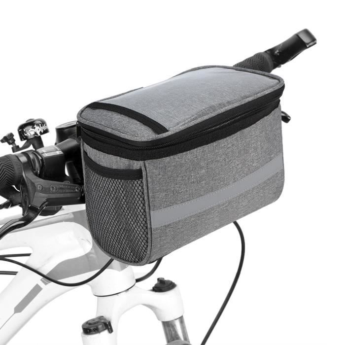 Lixada Velo Isole Sac Avant Velo Velo Guidon Sac Panier Sac Glaciere Avec Bande Reflechissante 5 Prix Pas Cher Cdiscount