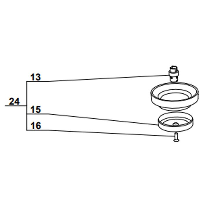 Poussoir Soupape Pour Cafetière Magimix 505376 - Pièce Détachée Référence CITIZ Repère 53