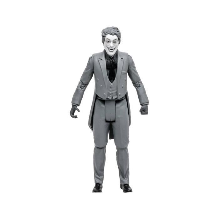 figurine batman 66 the joker (black & white tv variant) 15 cm - mcfarlane toys - dc retro