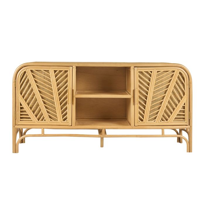 Miliboo - Buffet vintage en rotin 2 portes L150 cm GALON