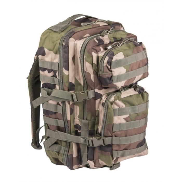 Sac à dos tactique 36L - MILTEC - US Assault - 36 litres - 51 x 29 x 28 cm - Camo CE - Beige - Léger 16 kg Sac à dos tactique 36L - MILTEC - US Assault - 36 litres - 51 x 29 x 28 cm - Camo CE - Beige - Léger 16 kg