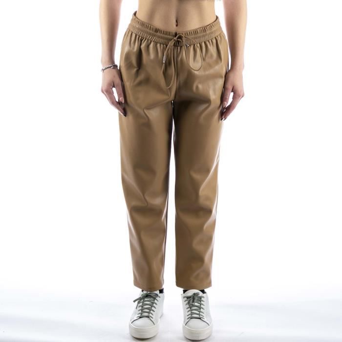 Pantalon Hugo Boss Talilia Beige Beige Cdiscount Pr t Porter