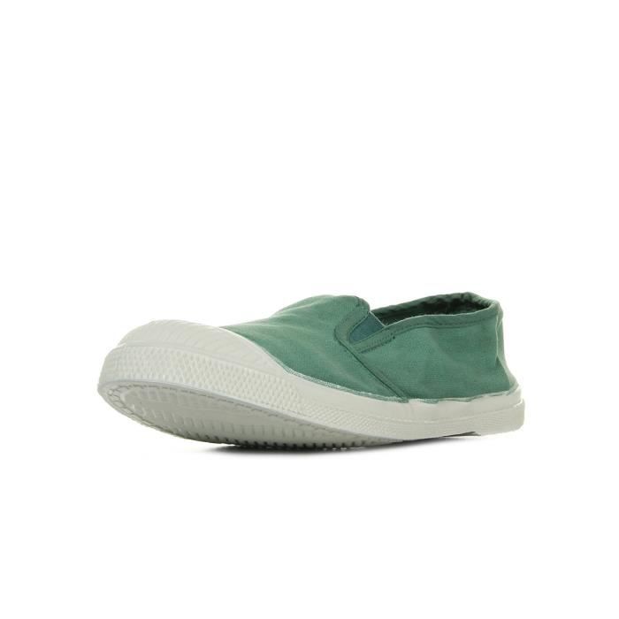 Baskets Bensimon Tennis Tommy Amande Vert Cdiscount Chaussures