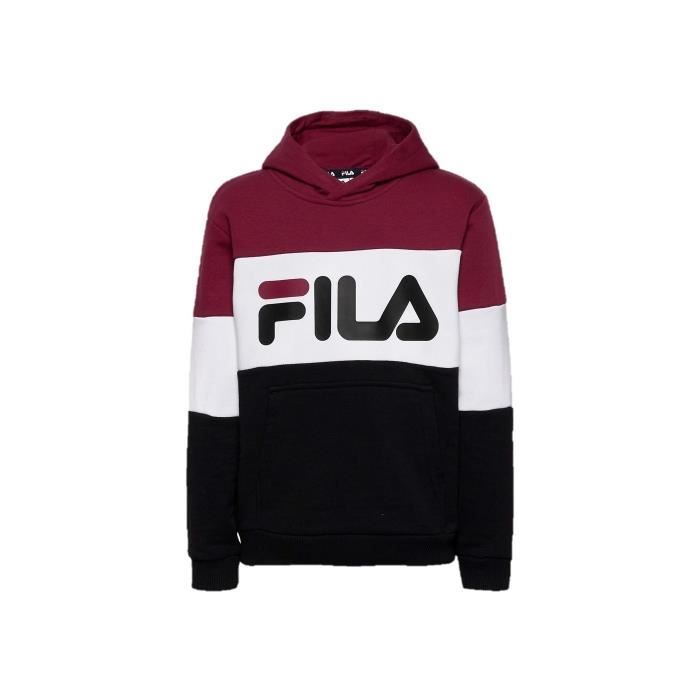 pull fila bordeau