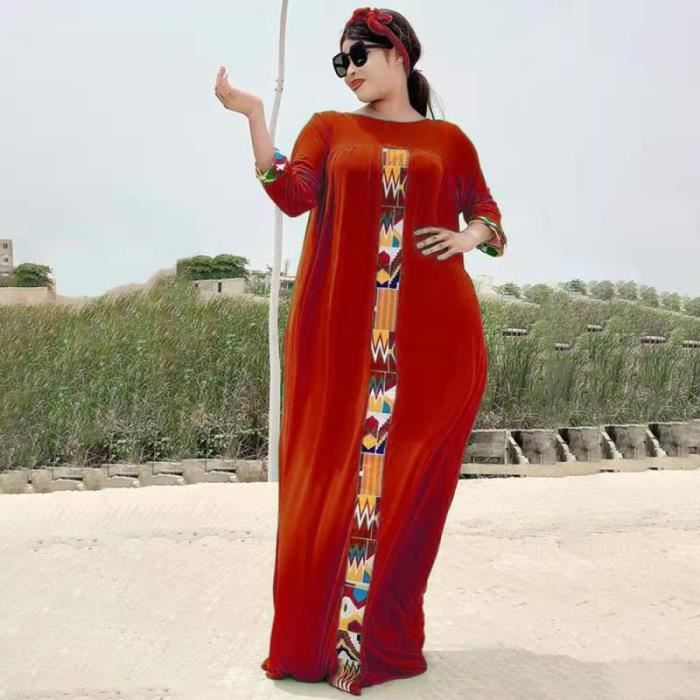 Robe M. Hunkle robe d automne en mousseline de soie Abaya pour