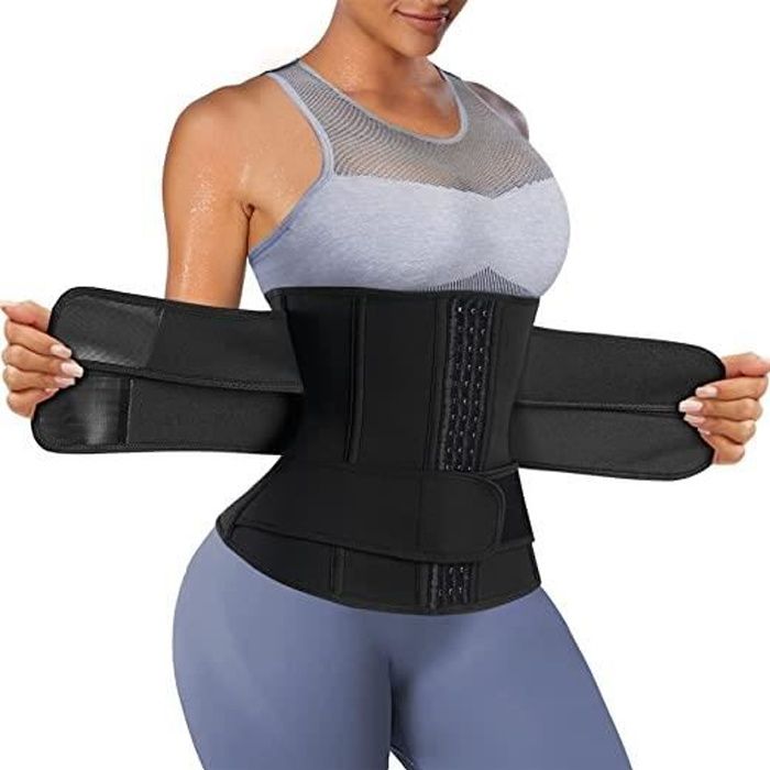 CHUMIAN Gaine Amincissante Ventre Plat Corset Minceur Femme Invisible Serre  Taille Gainant Pour Fitness et Sport Noir - Cdiscount Prêt-à-Porter