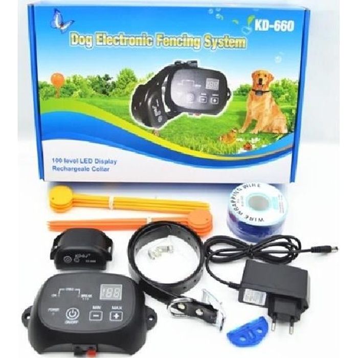 Comparer les prix de CLOTURE ANTI FUGUE CHIEN RECHARGEABLE 600 m de fil
