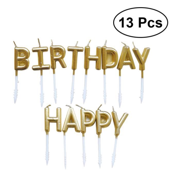Joyeux Anniversaire Lettres Creatives Decorations De Gateau Bougies De Fete Pour Adultes Enfants Figurine Decor De Gateau Cdiscount Maison Joyeux Anniversaire Lettres Creatives Decorations De Gateau Bougies De Fete Pour Adultes Enfants Figurine Decor De Gateau Cdiscount Maison