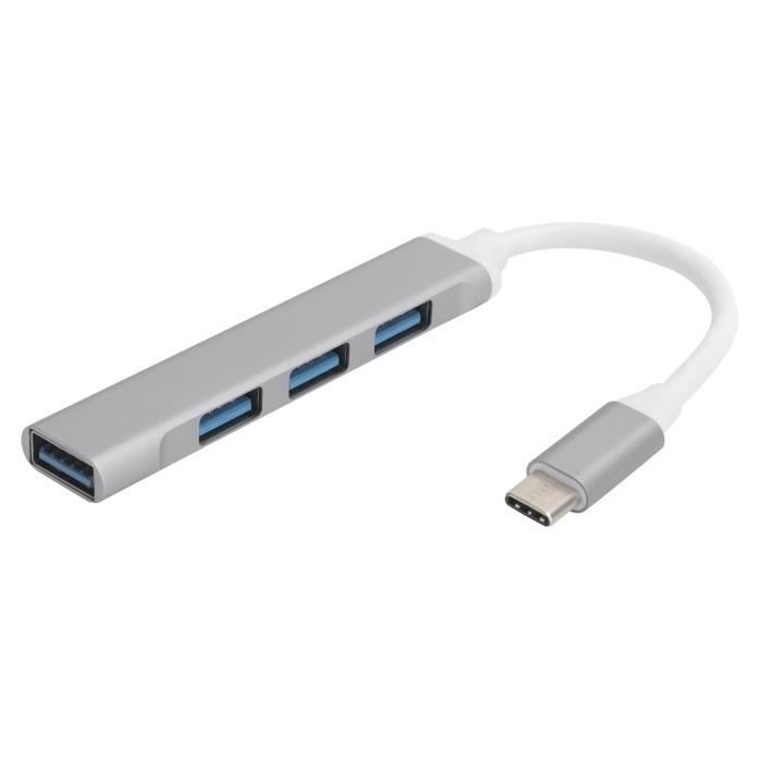 Répartiteur USB C vers 3 câbles femelles, convertisseur de casque