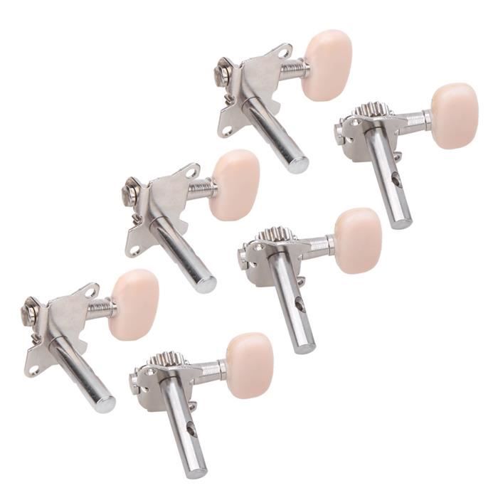 Chevilles Et Mécaniques Pour Tête De Banjo – Lot De 6, Dorées, Pour Guitare Acoustique/électrique – Accordage Précis