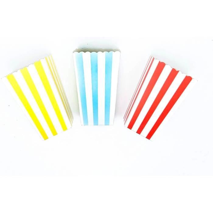 12 Boîtes à Popcorn Papillons Floraux – Pour Bonbons, Friandises, Décoration Fête, Mariage, Baby Shower
