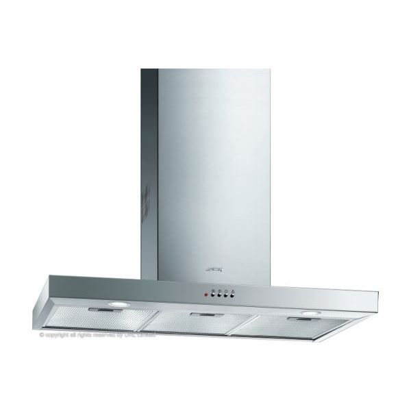 Hotte Decorative Smeg Kse91x 1 Achat Vente Hotte Cdiscount